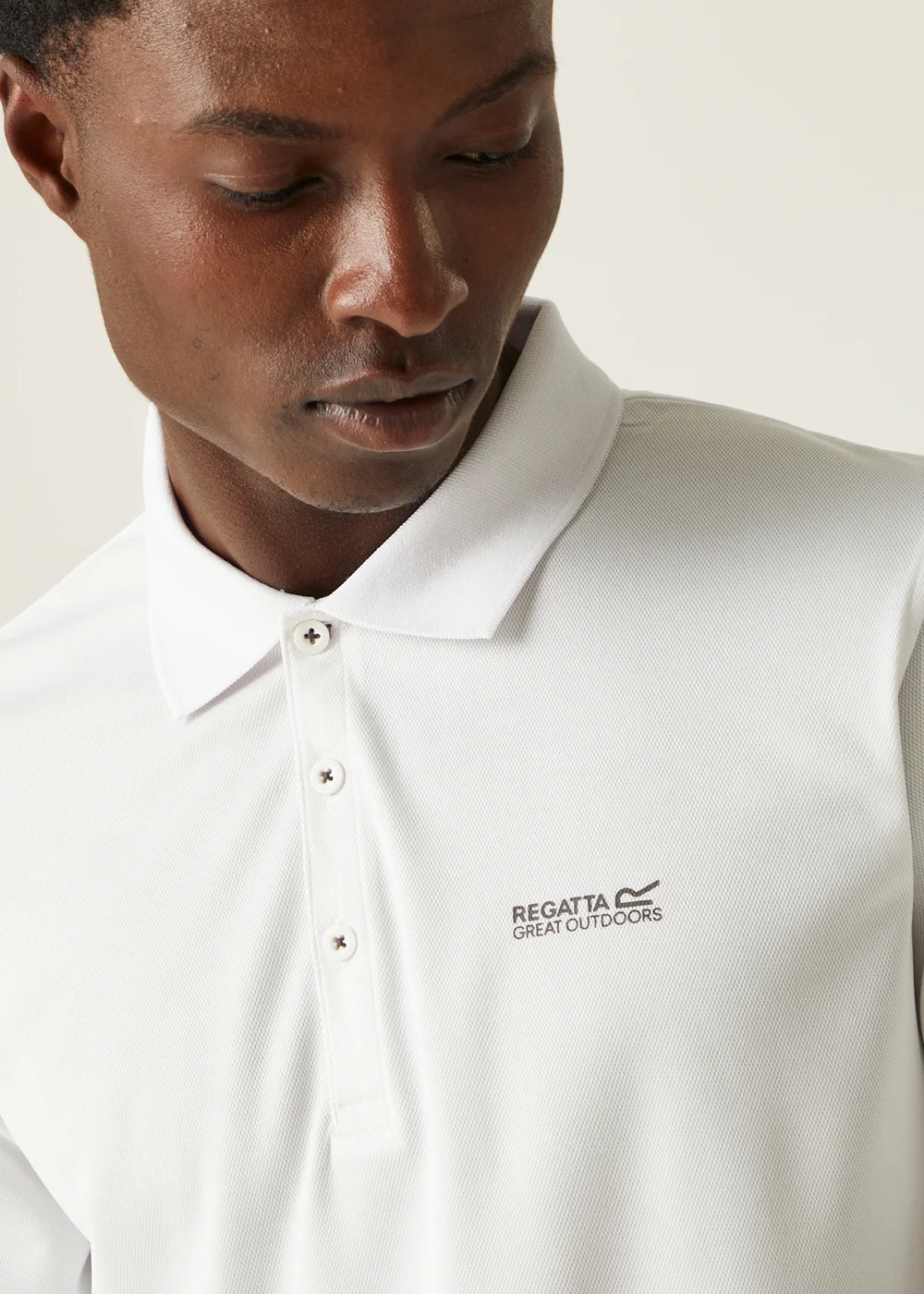 Regatta White Maverik V Quick Drying Polo Shirt - 4XL Image 4