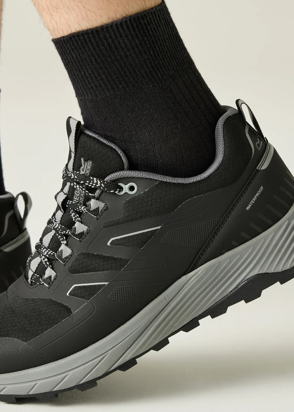 Regatta Black Dark Steel Ravika Waterproof With Isotex Technology Shoes - 11 Image 3