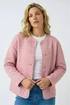 Roman Pink Patterned Pocket Edge Jacket - 10 Image 4