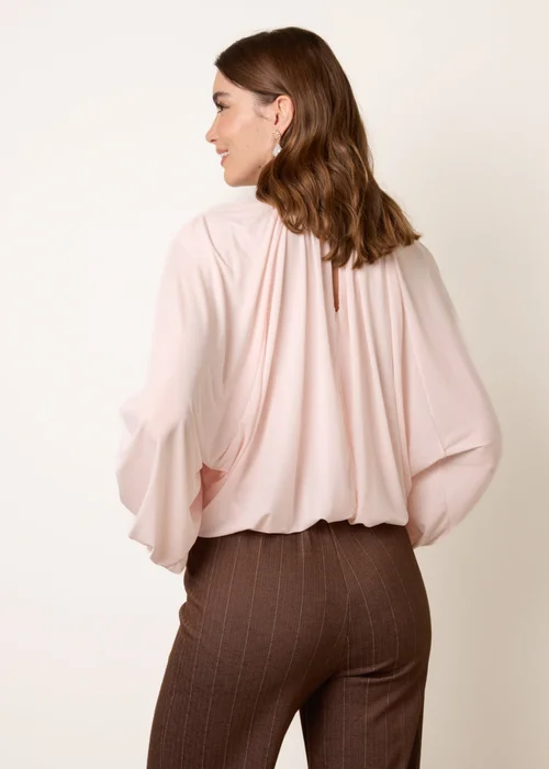Blue Vanilla Pink Batwing Puffball Blouse - One Size Image 4
