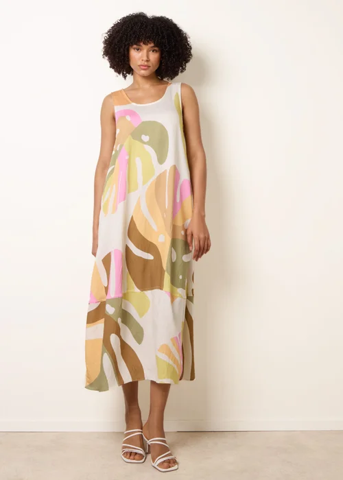 Blue Vanilla Multi Scoop Neck Maxi Dress - One Size Image 3
