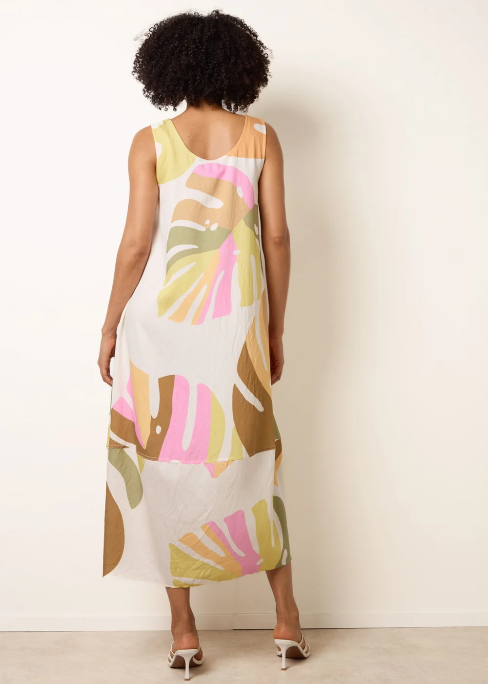 Blue Vanilla Multi Scoop Neck Maxi Dress - One Size Image 4