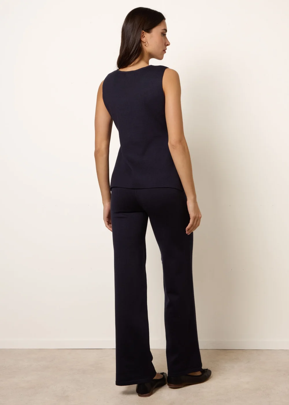 Blue Vanilla Navy Set With Gold Button - S/M Image 4