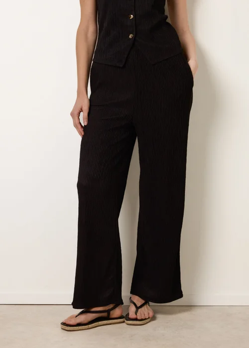 Blue Vanilla Black Wide Leg Trousers - S Image 2
