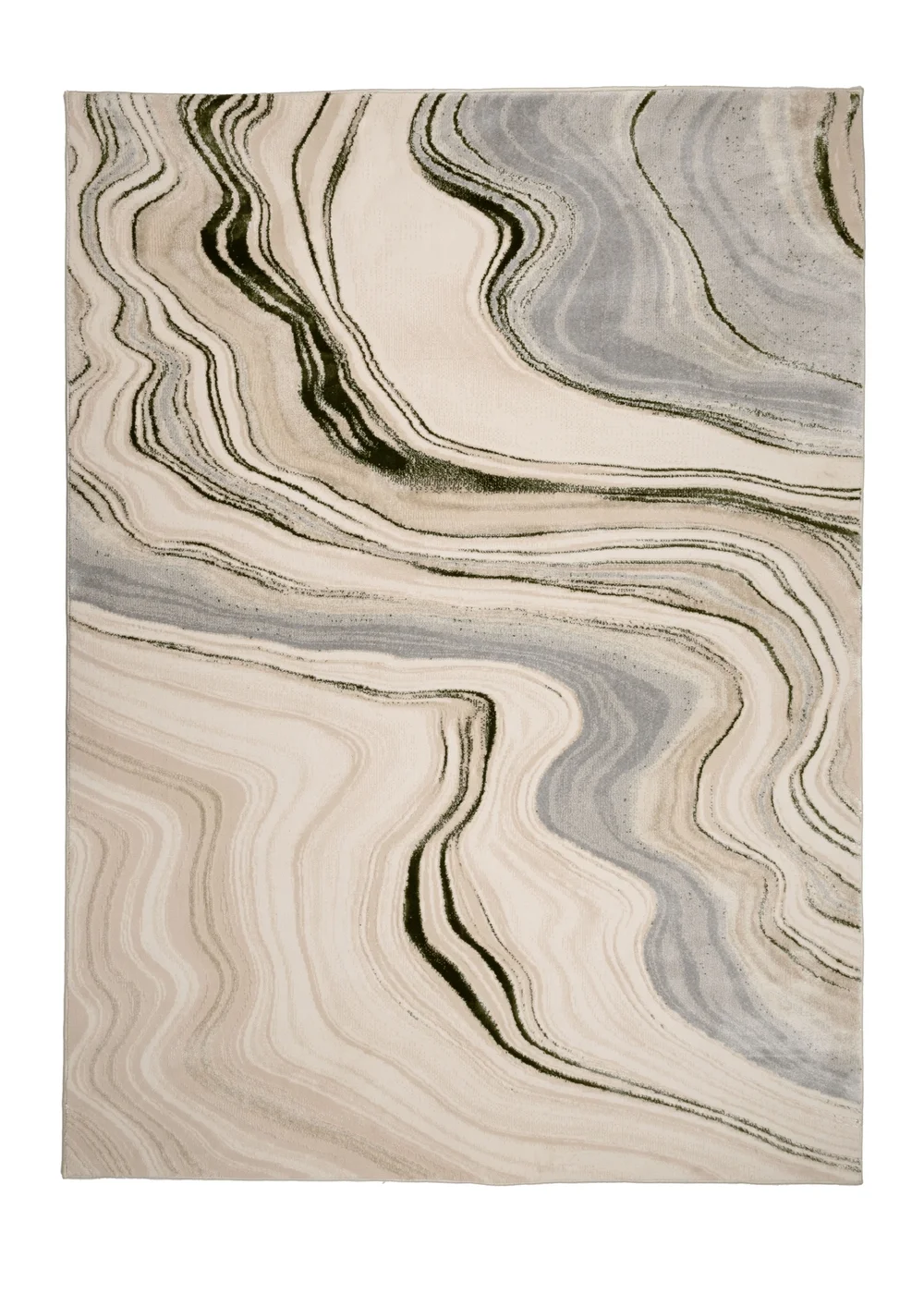 Homemaker Green Dusk Watercolour Rug (140/200) - 120 x 170 Image 2