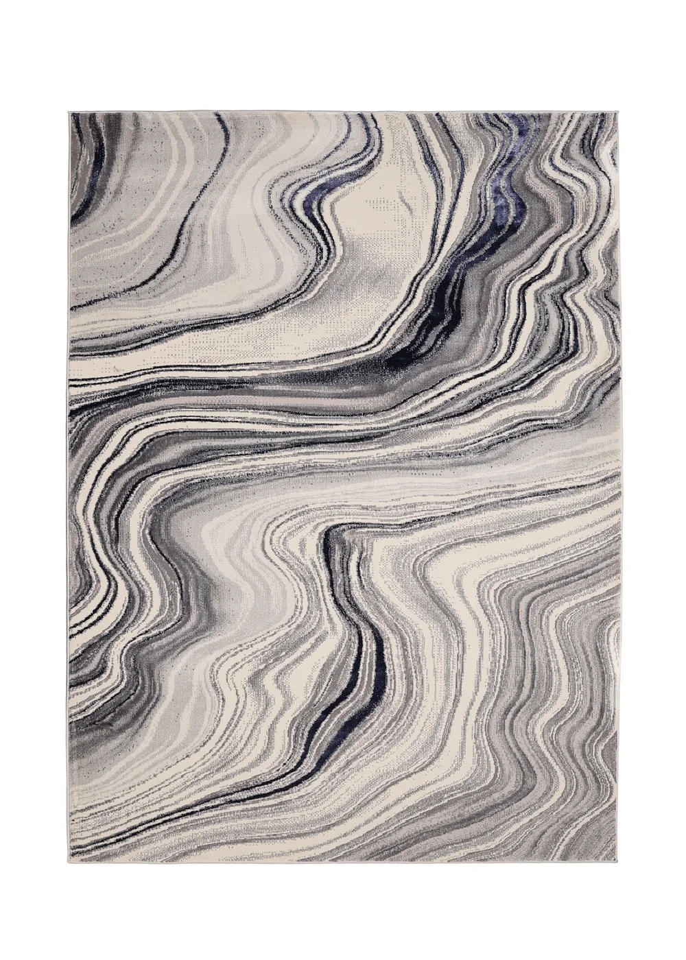 Homemaker Navy Dusk Watercolour Rug (200/290) - 120 x 170 Image 2
