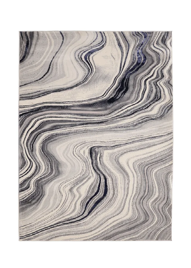 Homemaker Navy Dusk Watercolour Rug (200/290)