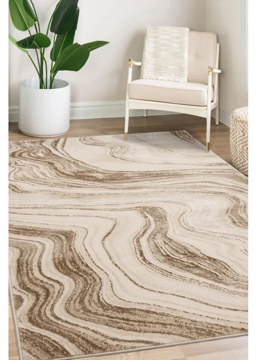 Homemaker Champagne Dusk Watercolour Rug (140/200) - 120 x 170 Image 1