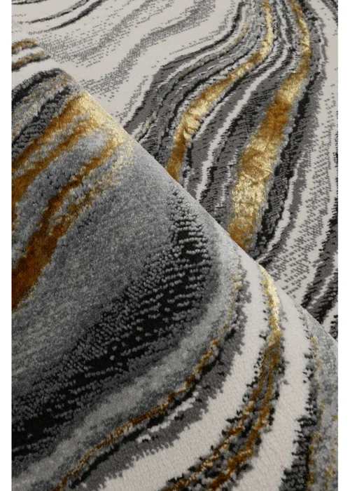 Homemaker Gold Dusk Watercolour Rug (140/200) - 120 x 170 Image 3