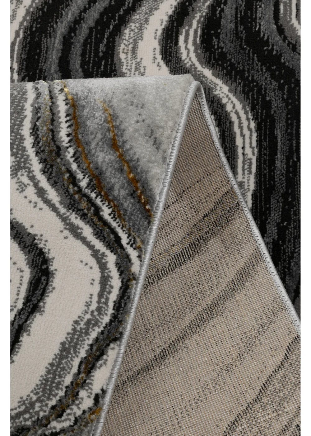Homemaker Gold Dusk Watercolour Rug (140/200) - 120 x 170 Image 4
