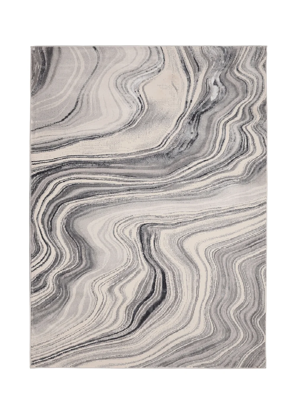Homemaker Grey Dusk Marble Rug (140/200) - 140 X 200 Image 2