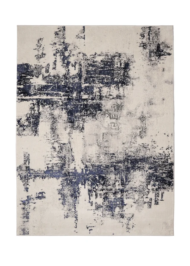Homemaker Navy Dusk Marble Rug (120/170)