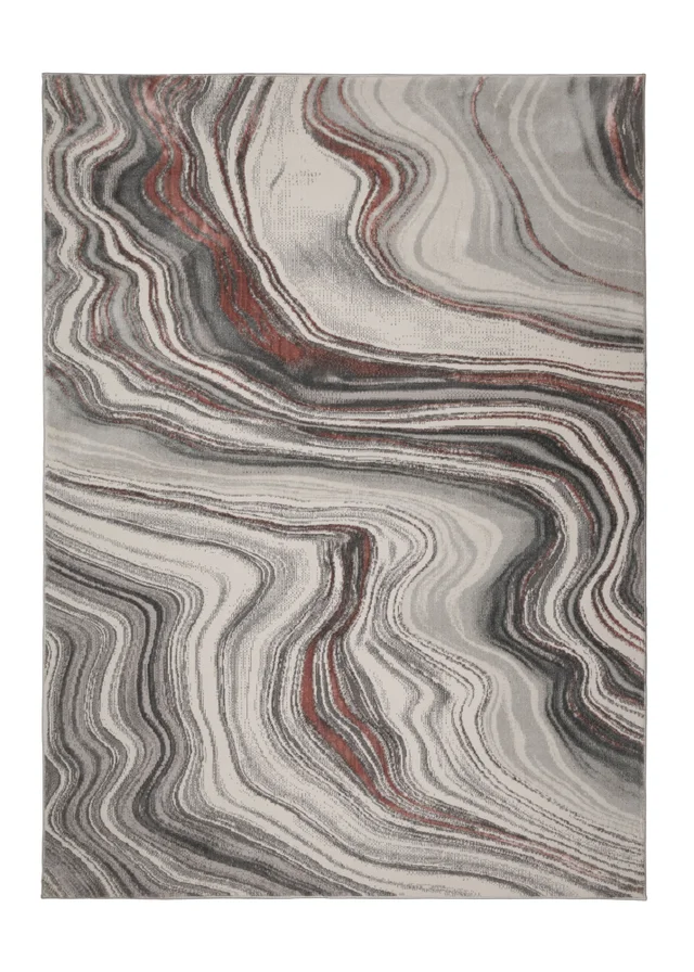 Homemaker Pink Dusk Marble Rug (120/170)