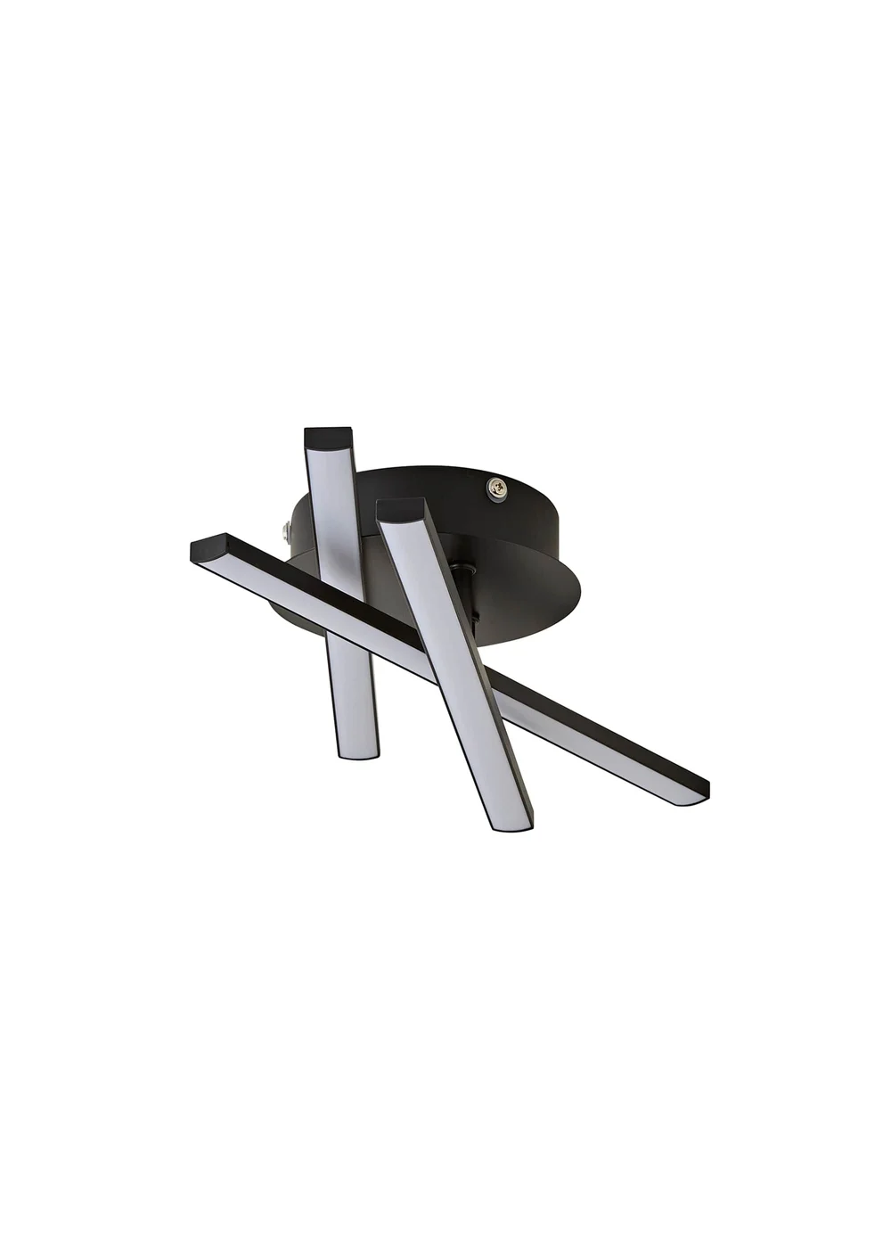 ValueLights Infinity Matt Black Adjustable LED Ceiling Light - One Size Image 3