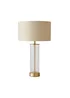 ValueLights Balan Matt Gold Table Lamp with Natural Shade - One Size Image 5