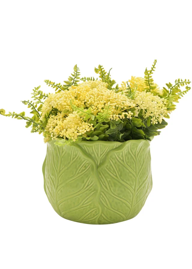 The Cottage Garden Green Planter Small Cabbage