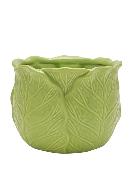 The Cottage Garden Green Planter Small Cabbage - S Image 1