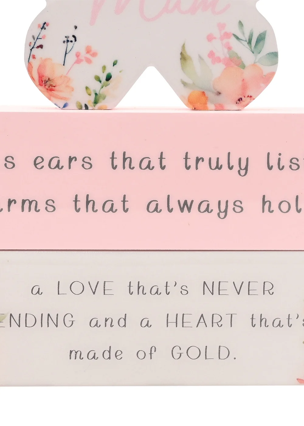 The Cottage Garden White Stacking Plaque Mum - One Size Image 4