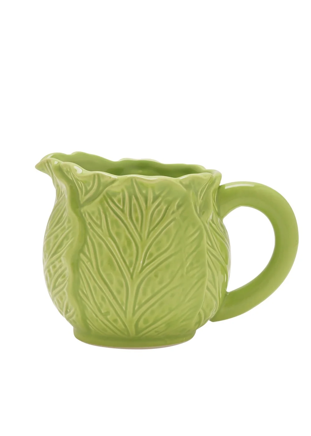 The Cottage Garden Green Planter Milk Jug Cabbage - One Size Image 1