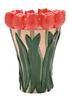 The Cottage Garden Red & Green Vase Tulip - One Size Image 2