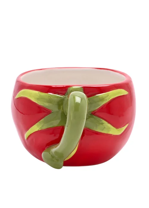 The Cottage Garden Set of 2 Red Cup & Saucer Tomato - One Size Image 4