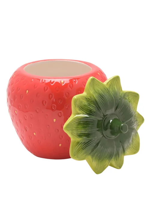 The Cottage Garden Red Storage Jar Strawberry - One Size Image 2