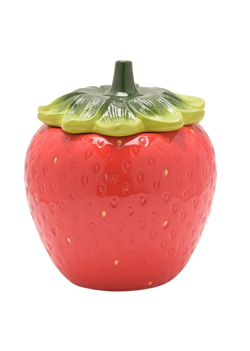 The Cottage Garden Red Storage Jar Strawberry - One Size Image 1