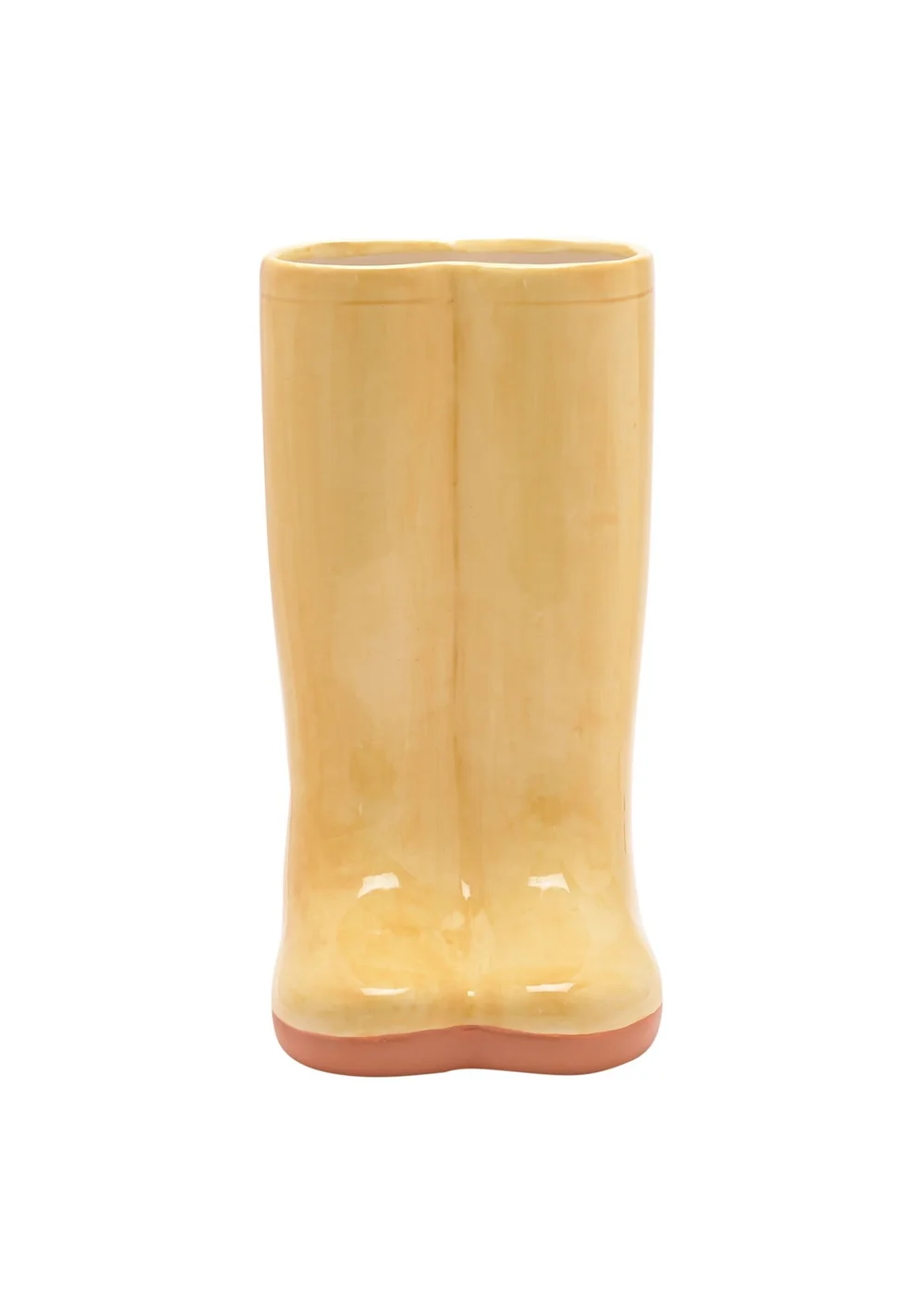 The Cottage Garden Ceramic Vase Large Yellow Wellies - L Image 2