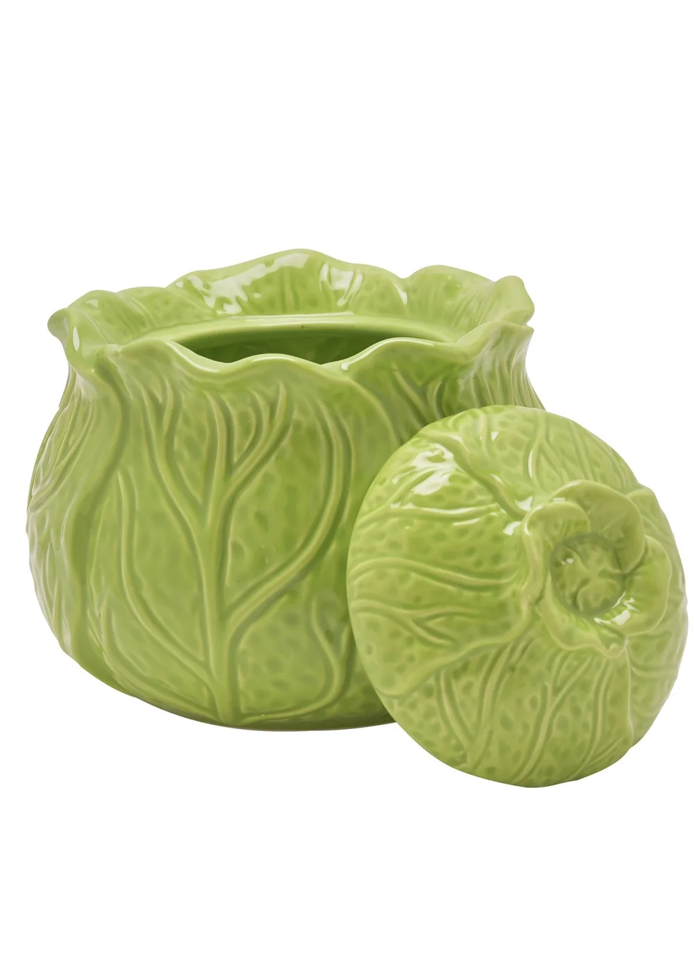 The Cottage Garden Green Planter Storage Jar Cabbage - One Size Image 2