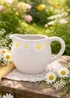The Cottage Garden White Jug Daisy - One Size Image 1