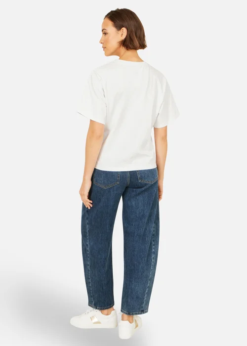Yumi White Costa Rica Cotton T Shirt - S Image 2