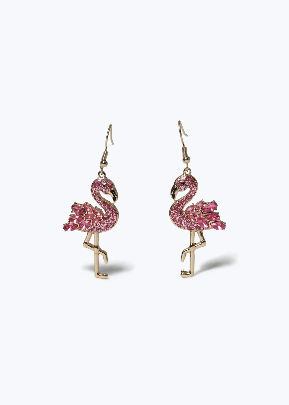 Muse Pink Flamingo Earrings - One Size Image 1