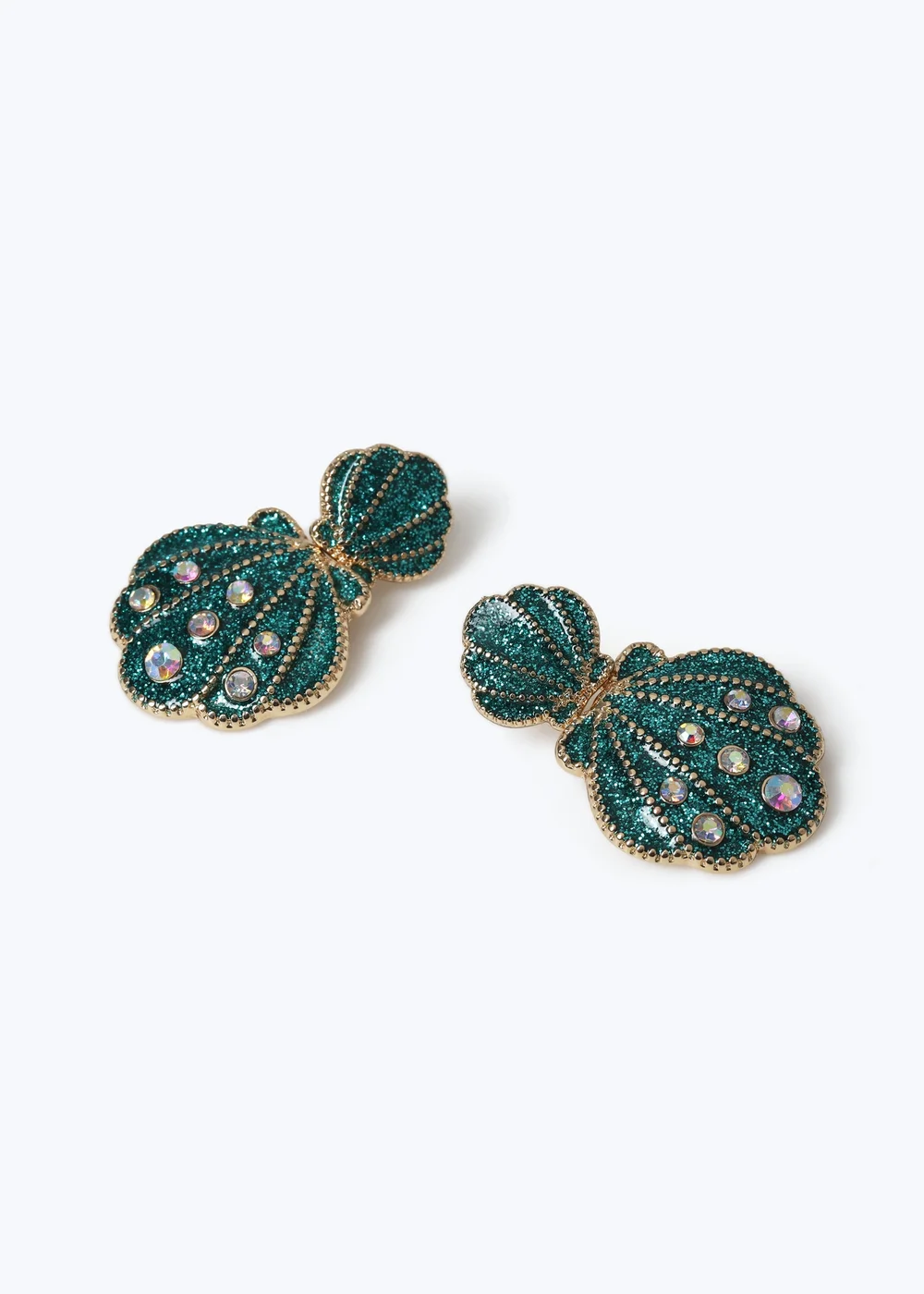 Muse Blue Oyster Earrings - One Size Image 2