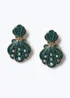 Muse Blue Oyster Earrings - One Size Image 1