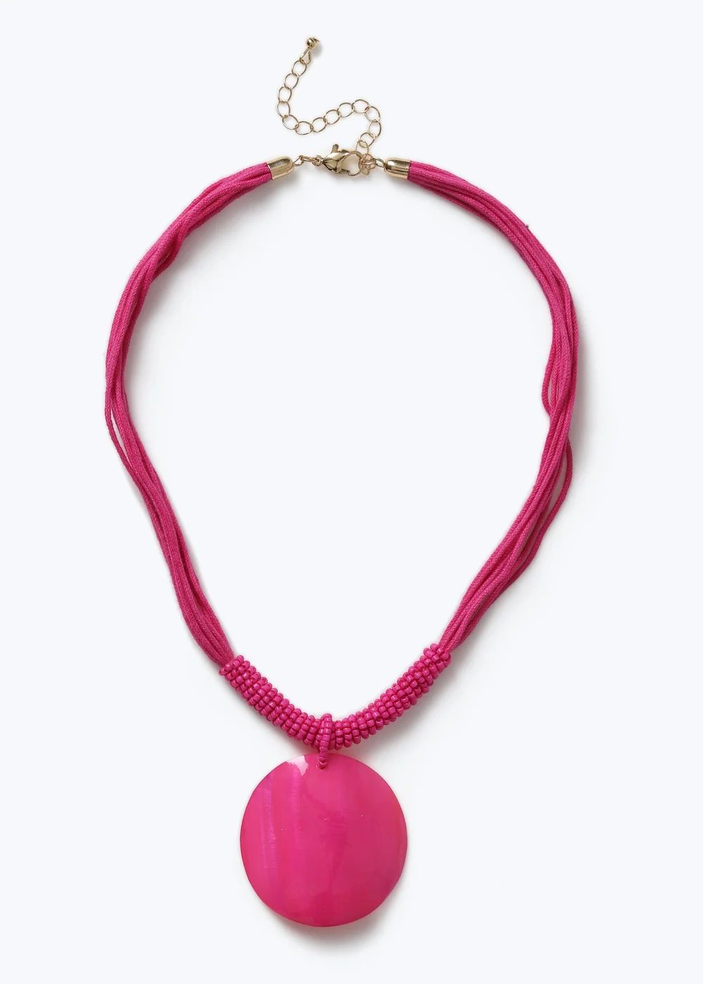 Muse Pink Shell Necklace - One Size Image 1