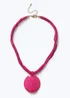 Muse Pink Shell Necklace - One Size Image 1