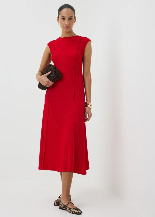 matalan red dress Red 2 in 1 Midi Dress - 8