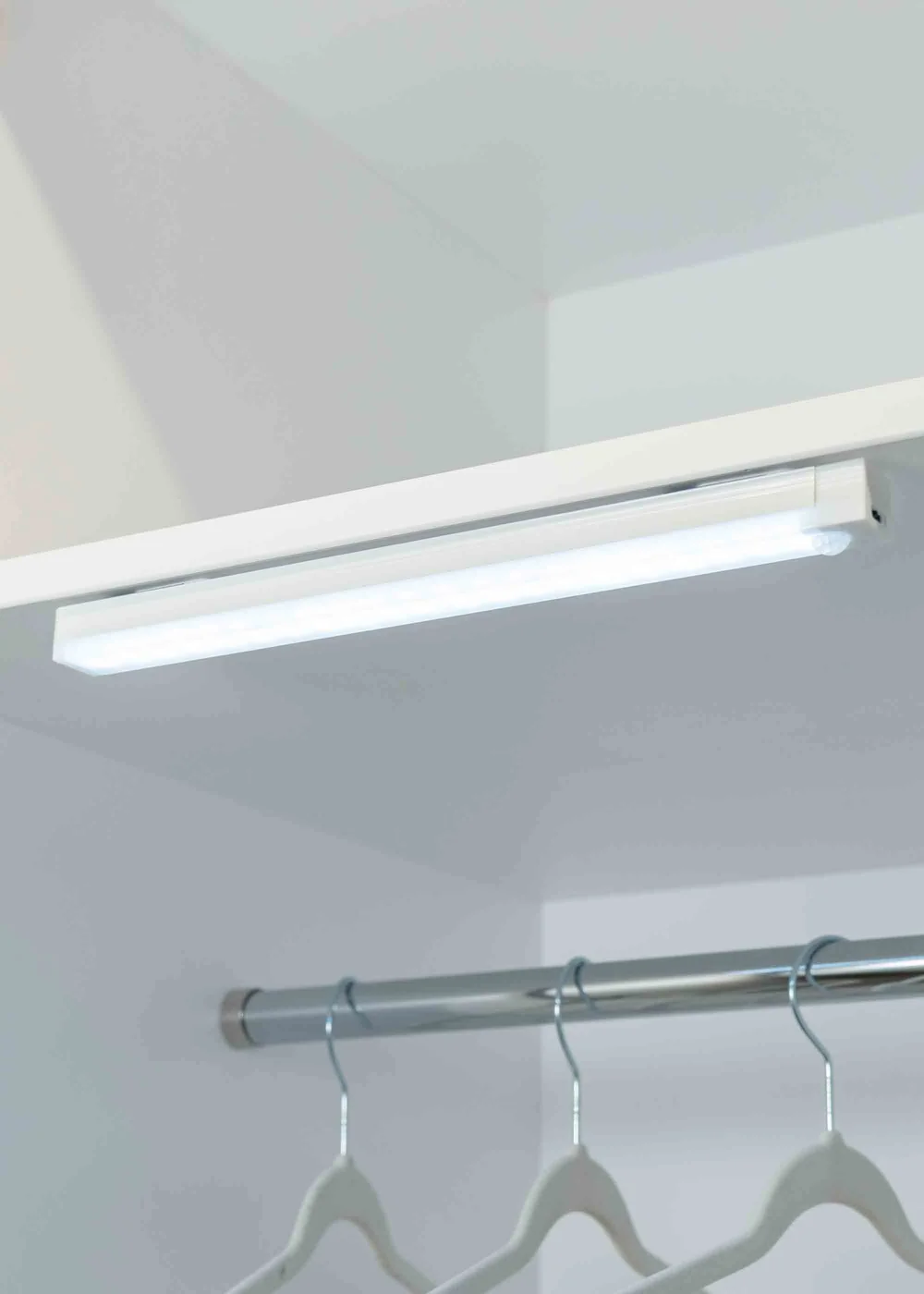 ValueLights Pair of Matte White Strip Light Integrated LED (2cm x 2.2cm x 30.4cm) - One Size Image 1