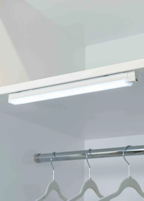 ValueLights Pair of Matte White Strip Light Integrated LED (2cm x 2.2cm x 30.4cm) - One Size Image 1