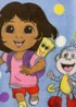 Dora The Explorer Hola Pink Fleece Blanket - 100 x 150 Image 4