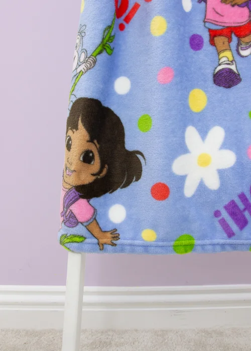 Dora The Explorer Hola Pink Fleece Blanket - 100 x 150 Image 3