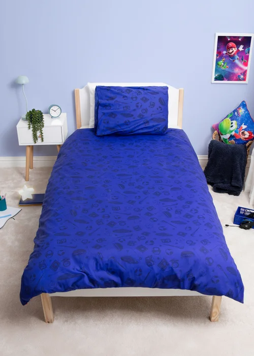 Nintendo Super Mario Movie 2 Super Multicolour Single Duvet Cover - Single Image 2