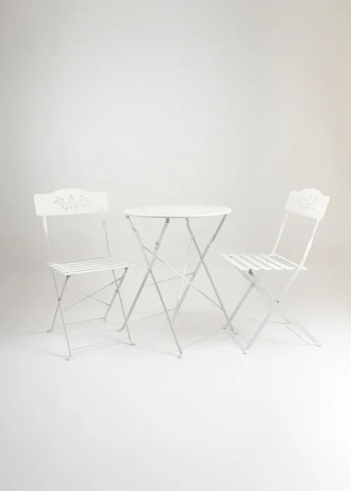 Scottish Everlastings White Metal Bistro Set - One Size Image 1