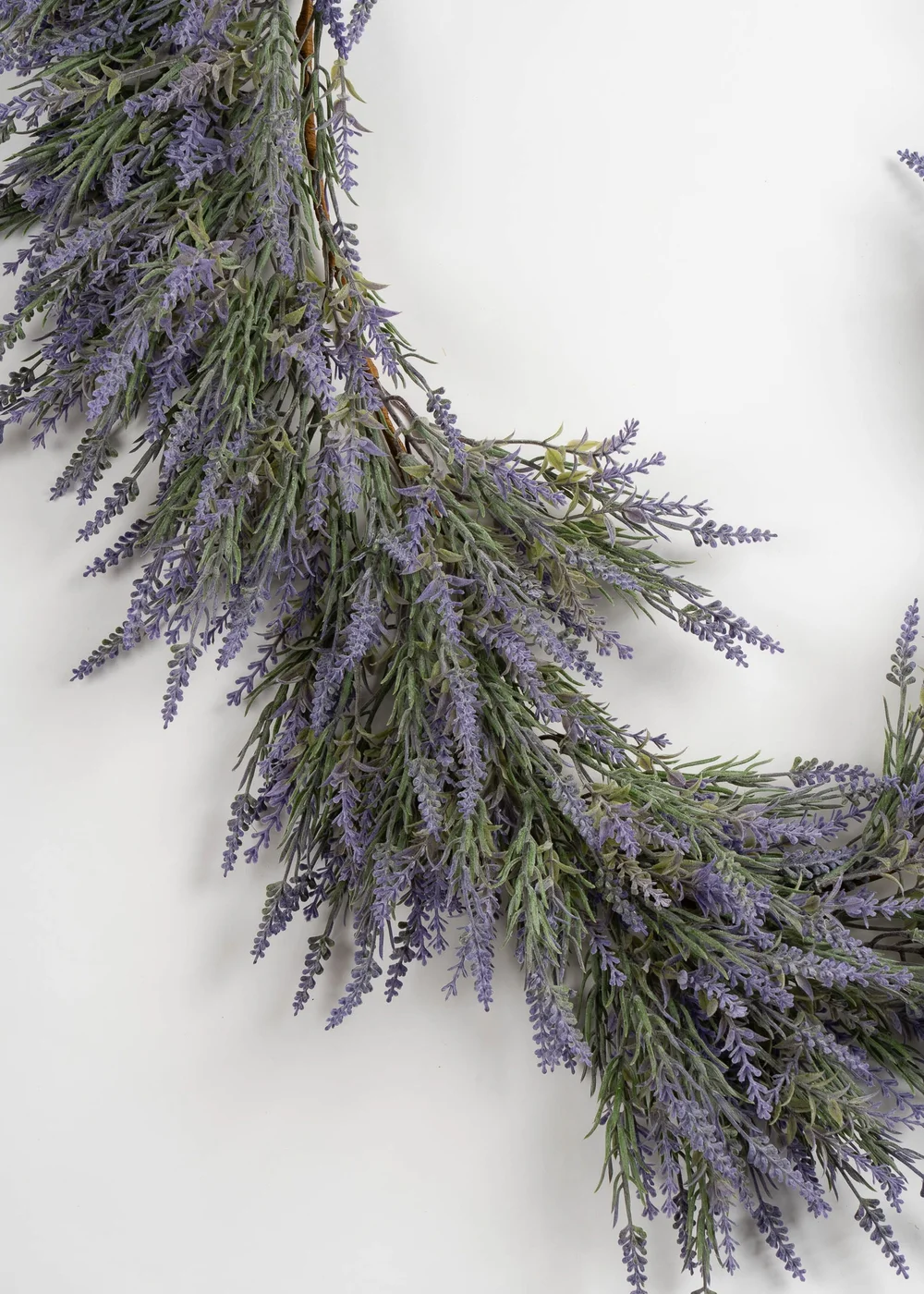 Scottish Everlastings Trailing Lavender Garland (183cm) - One Size Image 2