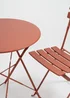 Scottish Everlastings Burnt Orange Metal Bistro Set - One Size Image 1