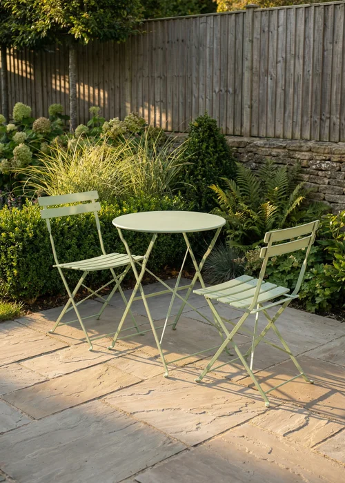 Scottish Everlastings Light Green Metal Bistro Set - One Size Image 3