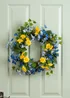 Scottish Everlastings Blue & Yellow Floral Wreath (50cm) - One Size Image 3