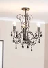 ValueLights Viscount Black Pendant Light (57cm x 45cm x 45cm) - One Size Image 1