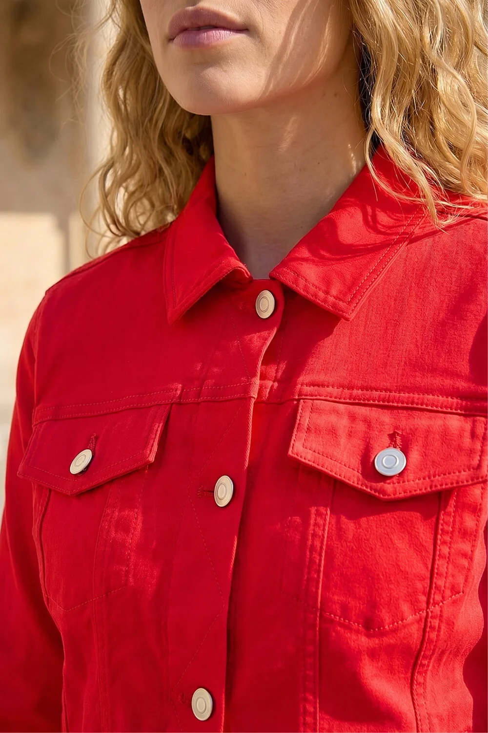 Roman Red Stretch Pocket Detail Jacket - 12 Image 4