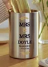Personalised Memento Company Black and Gold Stainless Steel Wine Cooler - One Size Image 3